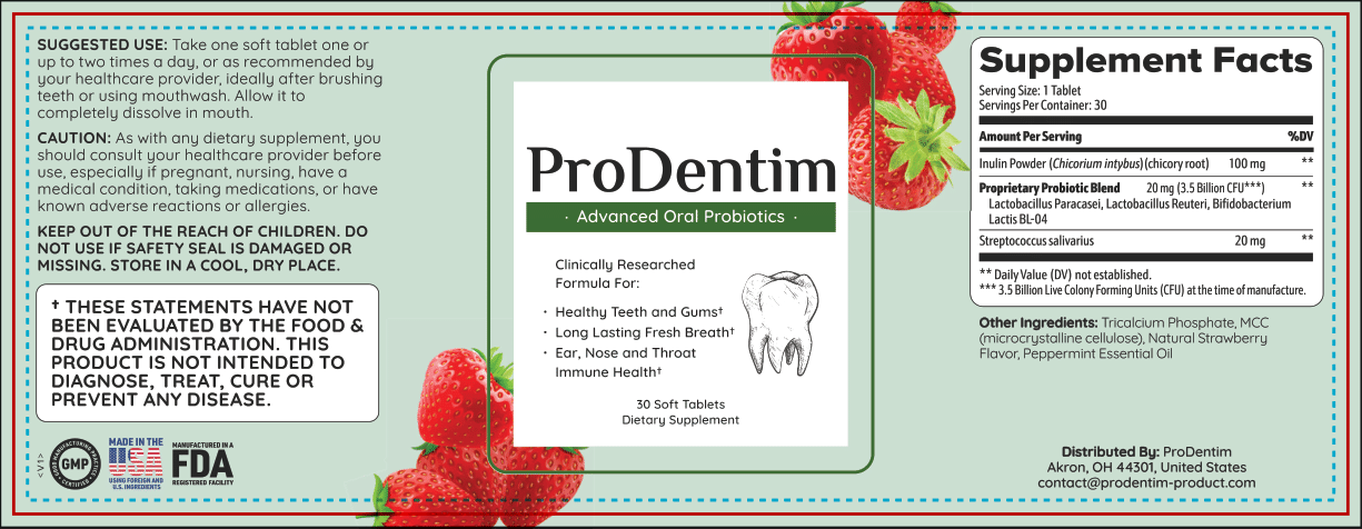 Prodentim supplement